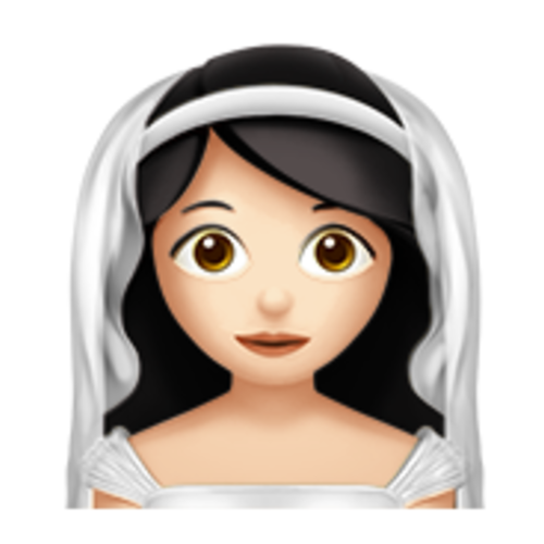 👰🏻 Emoji Domain iOS rendering